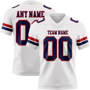 Camiseta de Fútbol de Nueva Inglaterra 2026 para Hombre, Cosida, 100% Poliéster, Manga Corta, Antibacteriana, Bordado Personalizado con Nombre del Jugador, Cuello en V - Product Image 3
