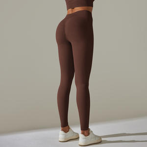 Nouveaux Leggings de Sport pour Femmes, Leggings Côtelés Sans Couture, Leggings Solides à Taille Haute, Leggings de Yoga et de Course - Product Image 2