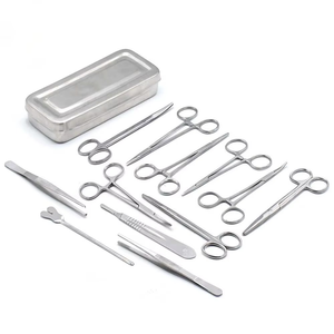 Juego de Cirugía Menor Premium de 13 Piezas, Acero Inoxidable de Grado Quirúrgico, Paquete de Operación Clínica, Kit de Reparación de Laceraciones - Product Image 3