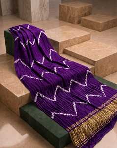 Soft Gajji Silk Lehariya <b>Saree</b> Traditional Dye Printed Ethnic <b>Saree</b> for Women - Product Image 3