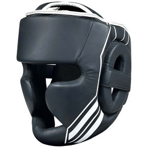 Casque de boxe professionnel unisexe de haute qualité en cuir véritable et mousse néoprène, protection durable pour l'entraînement - Product Image 6