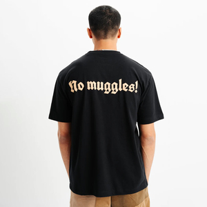 T-shirt Homme Streetwear Vierge Noir Épais 100% Coton Doux Jersey 240 GSM Surdimensionné Lourd Respirant de Bonne Qualité pour la Vente en Gros - Product Image 2