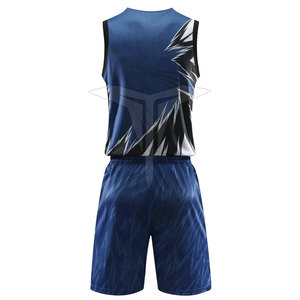 Uniforme de basket-ball fabriqué en usine au meilleur prix de gros, haute qualité, nouveau design, taille personnalisée, polyester respirant - Product Image 2