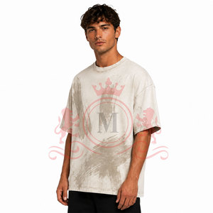 เสื้อยืดทรงโอเวอร์ไซส์สุดเทรนดี้ สีซีดแบบซันเฟด ทรงดรอปไหล่ ลุคแบบวอช ให้ความสบายในการสวมใส่ เหมาะสำหรับแฟชั่นสตรีทลำลอง - Product Image 4