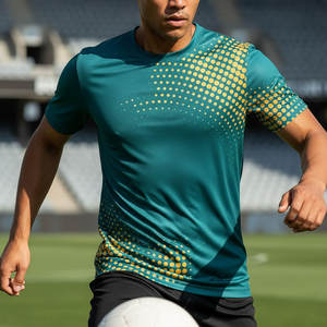 Custom Sublimation Sports T <b>Shirt</b> Men Quick Dry Fitness Gym Wear Soccer Jersey Training <b>Shirt</b> Bulk Manufacturer - Product Image 6