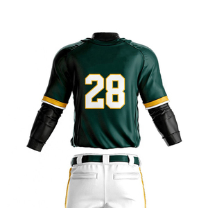 Uniforme de baseball respirant imprimé par sublimation personnalisé, grande taille, vêtements de sport de haute qualité pour adultes avec tailles personnalisées, faible MOQ - Product Image 5