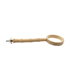 Perchoir en bambou naturel pour oiseaux, à fixer à la cage, pour petits et moyens oiseaux, accessoires pour cages à animaux, vente en gros, Dekor Asia - Product Image 2