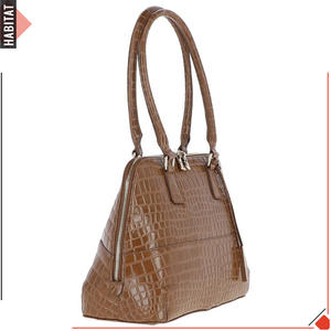 Sac fourre-tout de créateur pour femmes Sacs à provisions en cuir gaufré crocodile motif alligator - Product Image 2