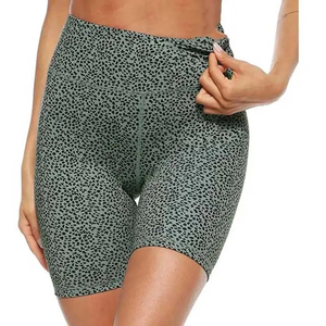 OEM Hot Selling Summer Women's 2-Piece Eco-Friendly Anti-Bacterial Fitness Yoga Sports <b>Bra</b> Shorts Set Elastic Waist Quick Drying - Product Image 4