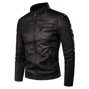 <b>Men</b> Spring New Motorcycle Causal Vintage <b>Leather</b> <b>Jacket</b> Coat <b>Men</b> Autumn Outfit Fashion Biker Pocket Design PU <b>Leather</b> <b>Jacket</b> - Product Image 5