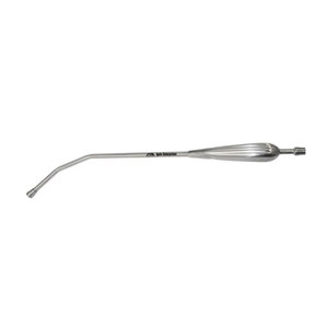 Tubes d'aspiration Yankauer semi-courbés avec légère courbure supplémentaire près de la pointe, grande poignée creuse légère, en acier inoxydable de la meilleure qualité - Product Image 2