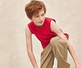 Camiseta sin mangas personalizada para niños, chaleco para bebés, pantalones deportivos, ropa para actividades deportivas de verano, camisetas sin mangas para niños - Product Image 3