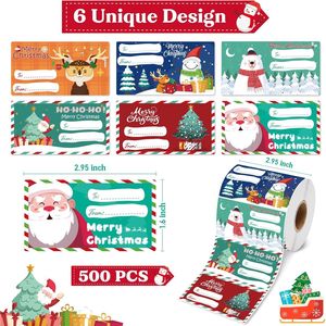 500 étiquettes de Noël pour l'étiquetage et la décoration des cadeaux - Product Image 1