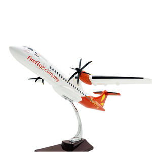 סיטונאים מותאמים אישית עבור מטוסי דגם 27 ס "מ שרף מטוס דגם 72 מטוס דגם atr 72 1/100 עם בסיס עץ - Product Image 2