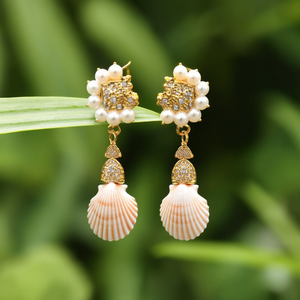 Fashion Jewelry Earrings with Conch Design - Product Image 3