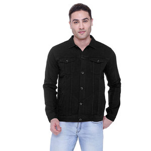 Veste en jean streetwear personnalisée, haute qualité, hiver, 100% coton, décontractée, vintage, coupe-vent - Product Image 1