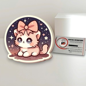 Herramientas para Extensiones de Pestañas Magnéticas de Acrílico Duraderas y Ecológicas con Diseño de Gato Marrón con Lazo, Marca Privada, Forma de Flor y Mariposa - Product Image 4