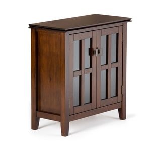 Artisan Russet Brown Armoire de rangement basse pour le salon - Product Image 1