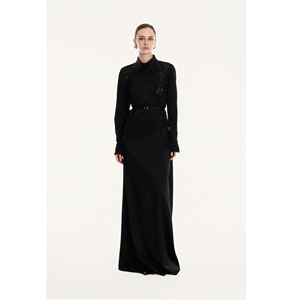 Nuevo Vestido Elegante Informal con Adornos, Vestido Clásico, 89% Triacetato, 11% Poliéster, 600 Gramos, Ropa de Mujer - Product Image 1