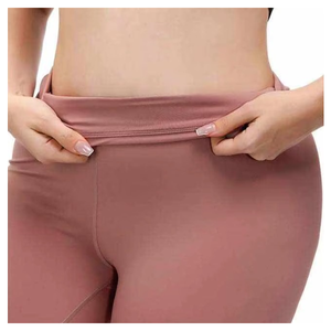 Wholesale Women Seamless Yoga Leggings Breathable <b>Plus</b> Size Leggings with Solid Design for Fitness and Workout Leggings - Product Image 4