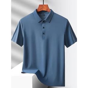 Camiseta Casual de Algodón para Hombre, Suave, Cómoda, Ligera, de Manga Corta, Corte Regular, Lisa, para Uso Diario, Viajes y Actividades al Aire Libre - Product Image 1