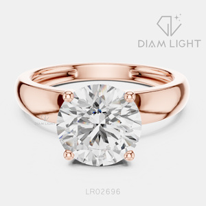 2.25CT Lab Grown Diamond 14KT White Gold Engagement <b>Ring</b> Round Cut Bridal <b>Ring</b> IGI Certified Fine Jewelry Women Gift - Product Image 3