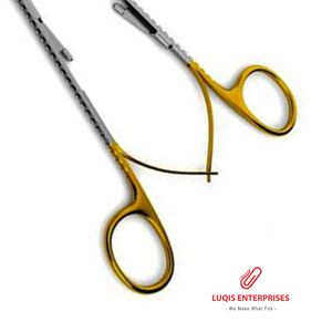 Diethrich Needle Holder <b>Tungsten</b> Carbide 1.0mm Jaw Stainless Steel Surgical Instrument Reusable Autoclavable 16cm - Product Image 3