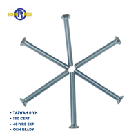 Высококачественные машинные винты Homn Reen TW Model 11109R10001 из стали C1022 с цинковым покрытием CR3+, плоской головкой M6 60 мм, 6 лепестков (T30)