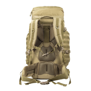 Sac à dos tactique 36-56L vert, sac de montagne imperméable, anti-poussière, respirant, pour l'aventure, les voyages en plein air, la randonnée, le camping, personnalisable - Product Image 4