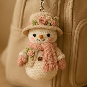 Adorable Muñeco de Peluche Amigurumi Hecho a Mano, Relleno de Algodón, con Hilo de Poliéster - Product Image 1