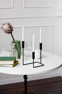 Modern Matte Black Metal <b>Candle</b> Stand Set of 3 Taper Holder Home Decoration at <b>Cheap</b> Price - Product Image 5