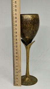 kitchen copper drinkware dining copper <b>goblet</b> serving copper <b>wine</b> glass utility copper <b>goblet</b> multipurpose kitchen copper glass - Product Image 5