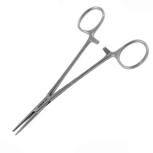 Pince chirurgicale manuelle pour le contrôle hémostatique, instrument médical, pince artérienne droite 13,0 cm en acier inoxydable - Product Image 1