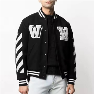 Chaquetas Letterman para Hombre, Moda Urbana, Tendencia Casual, Ropa Cálida para el Día a Día, Chaquetas de Invierno - Product Image 1