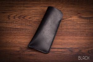 Étui à lunettes en cuir Lunettes de soleil Lunettes personnalisées avec crochet de suspension LGC-0055E - Product Image 3