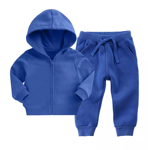 Conjunto Deportivo de Algodón para Niños, Sudadera con Capucha y Pantalones, 2 Piezas, Chándal Infantil con Bloques de Color, Chándal de Dos Tonos para Niños - Product Image 1