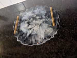 High Quality Handmade Resin Art <b>Decor</b> Tray with Customizable Design Floral Pattern for Vanity <b>Dressing</b> <b>Table</b> - Product Image 4