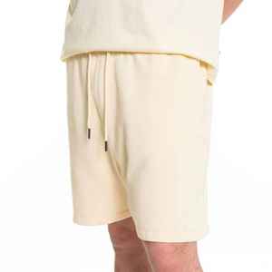 กางเกงขาสั้นผู้ชายสีพื้นเรียบ ผ้าฝ้าย 100% ระบายอากาศดี มีสไตล์ ใส่สบาย เหมาะสำหรับใส่ทุกวัน สไตล์ลำลอง - Product Image 1