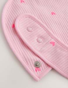 Bavoirs 100% bambou et coton doux, fermeture facile à clipser, plusieurs motifs mignons - Product Image 3