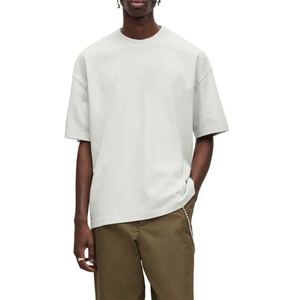 T-shirt d'été pour homme, manches longues, coupe ajustée, 100% coton, 200 grammes, grande taille - Product Image 1