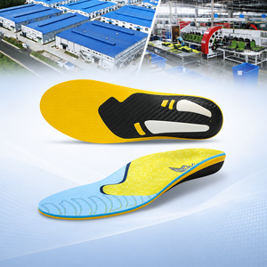 Wholesale Custom Orthotic Insoles for Flat Feet Plantar Fasciitis Arch <b>Support</b> Shock Absorbing Anti-Slip Cushioning Sports Shoe - Product Image 1