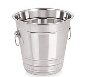 Cubo Utilitario de Acero Inoxidable con Anillos de Transporte Laterales - Product Image 3