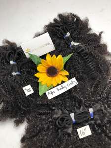 Afro Kinky Curly Hair Los mejores vendedores Doble dibujado 100 Cabello crudo Sin caída Sin enredos Hecho en Vietnam Rizo afro a todo color - Product Image 5