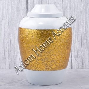 Urna de cremación de aluminio hecha a mano con diseño moderno Recuerdo conmemorativo perfecto por Axiom Home Accents - Product Image 5