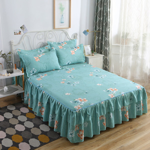 Drap-housse imprimé lettres café tendance avec taies d'oreiller 3 pièces, protège-matelas pour lits simples, doubles et king size - Product Image 2