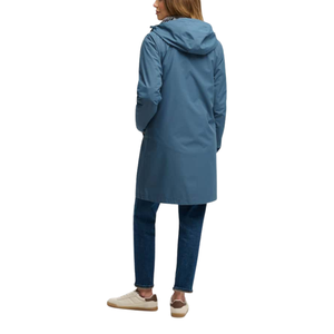 Wholesale Unisex Casual Zipper <b>Thin</b> Long Hooded <b>Waterproof</b> Windbreaker Soft Shell <b>Jacket</b> with Two Side Pockets - Product Image 3