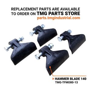 Tosaerba flagello da 80 pollici per trattori 50-90 CV Offset spigoli e TMG-TFMO80 per falciatura prato - Product Image 6