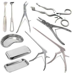 ชุดเครื่องมือผ่าตัดกระดูกสันหลัง อุปกรณ์ผ่าตัดสแตนเลสสตีล ชุดเครื่องมือผ่าตัดที่นำกลับมาใช้ใหม่ได้ เครื่องมือที่มีความแม่นยำสูง สหรัฐอเมริกา ยุโรป - Product Image 1