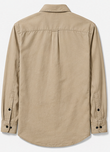 เสื้อเชิ้ตแขนยาวลำลองสำหรับผู้ชาย คอปกพับได้ แขนยาวเต็มตัว ผ้าฝ้าย - Product Image 4