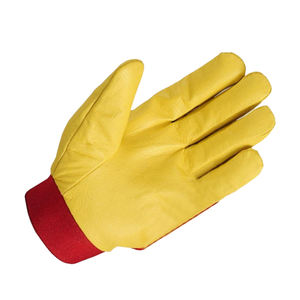 ถุงมือประกอบงานอุตสาหกรรม ผลิตในปากีสถาน สำหรับงานประกอบยานยนต์ ช่างยนต์ ถุงมือนิรภัย พร้อมแถบรัดข้อมือแบบยืดหยุ่นและแถบเวลโคร - Product Image 4